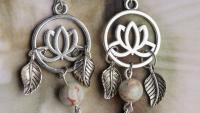 lotus beaded Earrings 
