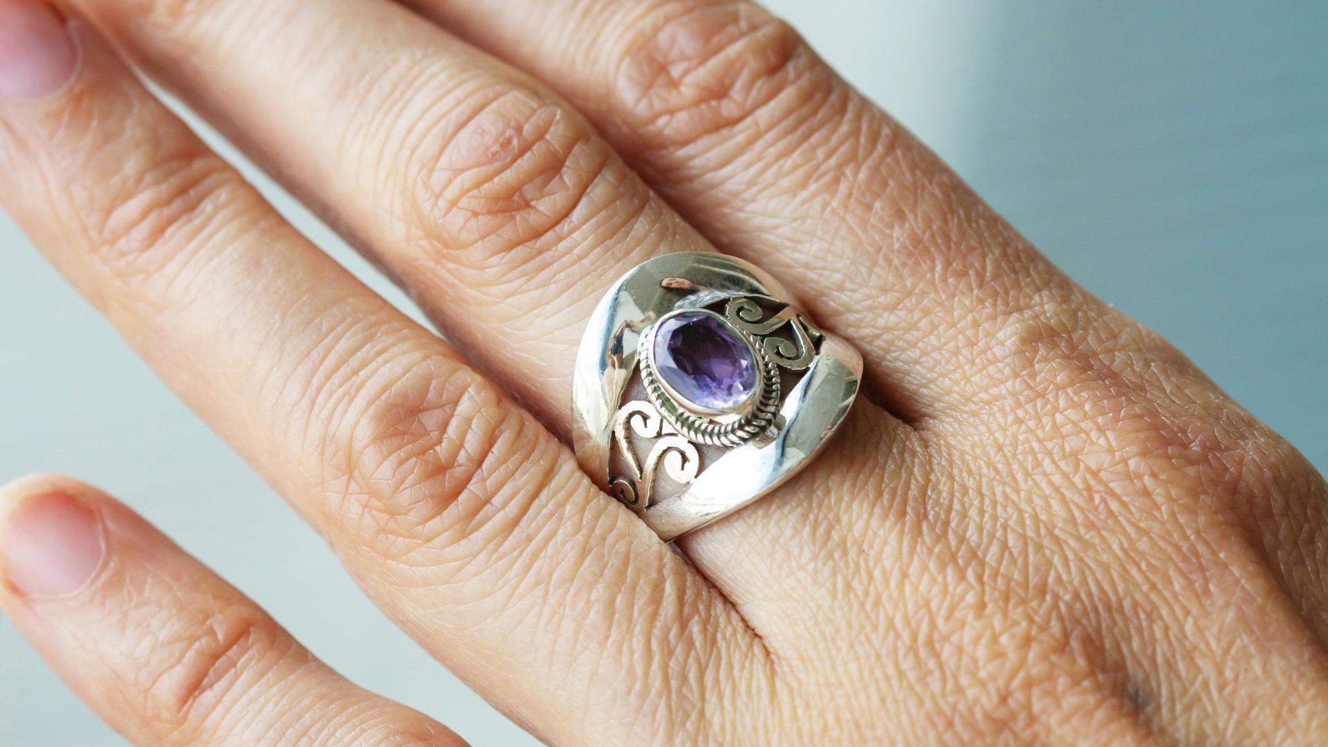 Purple Night Ring 