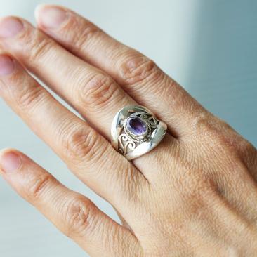 Purple Night Ring 